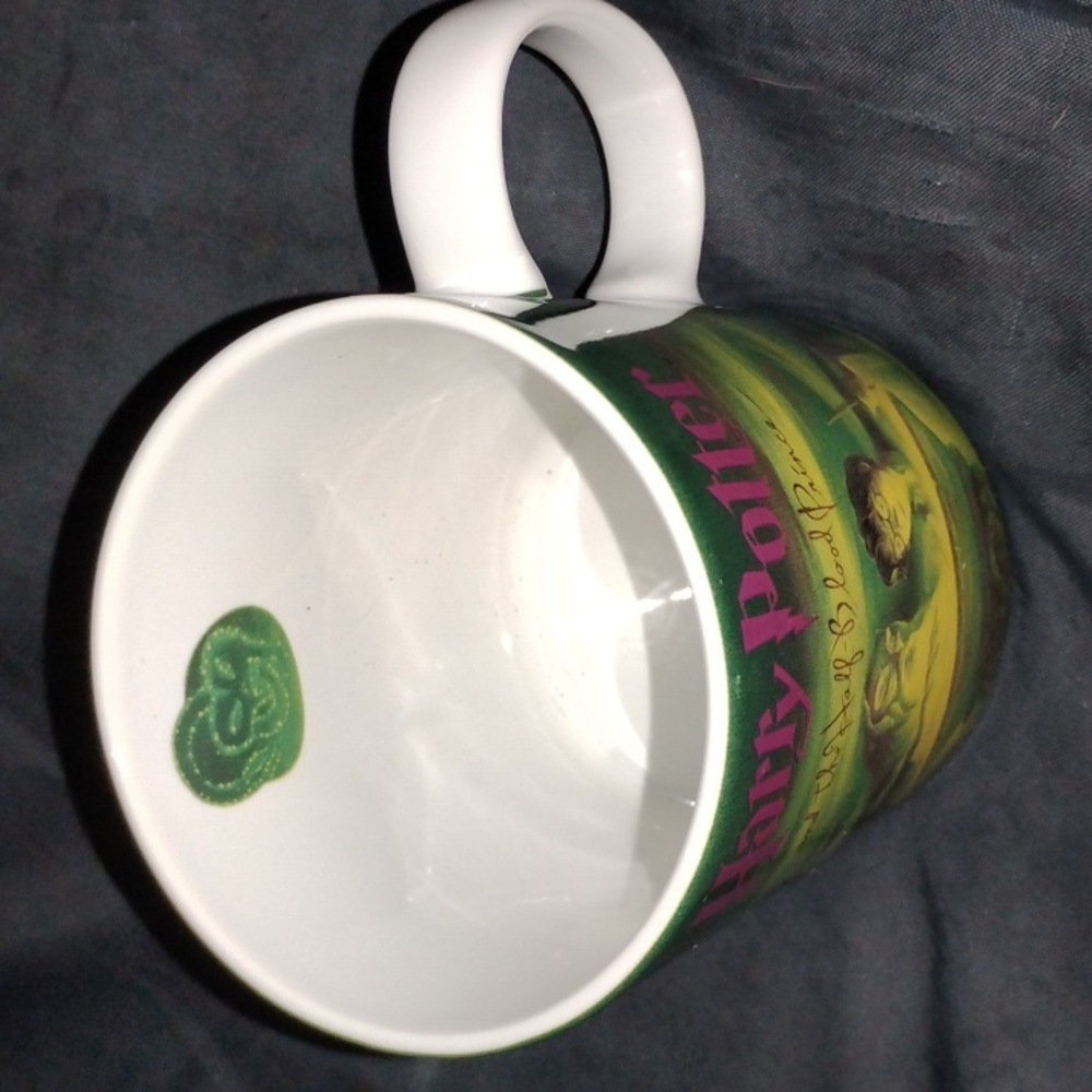 Harry Potter Green and White Coffee Mug